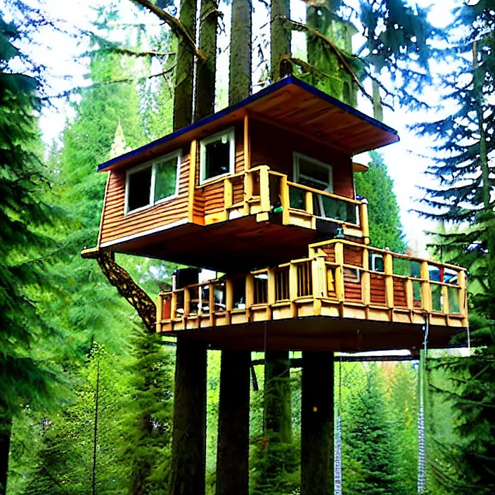 Image similar to mobile home tree house at vanvcouver,british columbia,canada