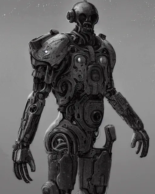 Prompt: an alien cyborg soldier in power armor, by beksinski, 4 k, deviantart, 3 d unreal engine, trending on artstation