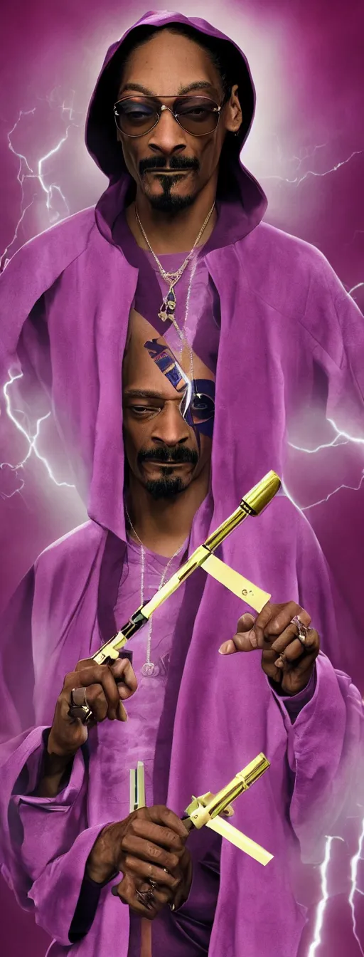 Prompt: snoop dogg as mace windu