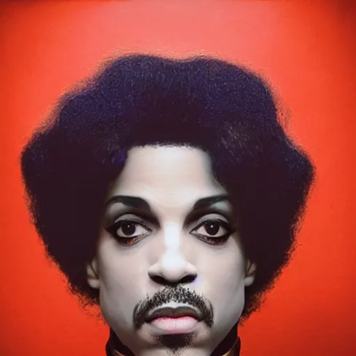 Prompt: amazing award winning portrait photo of prince the artist