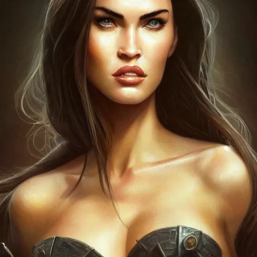 Prompt: megan fox, d & d, fantasy, portrait, highly detailed, digital painting, trending on artstation, concept art, sharp focus, illustration, art by artgerm and greg rutkowski and magali villeneuve