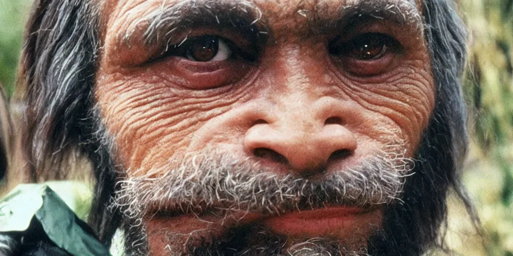 Image similar to film still of Tommy Chong in Planet of the Apes