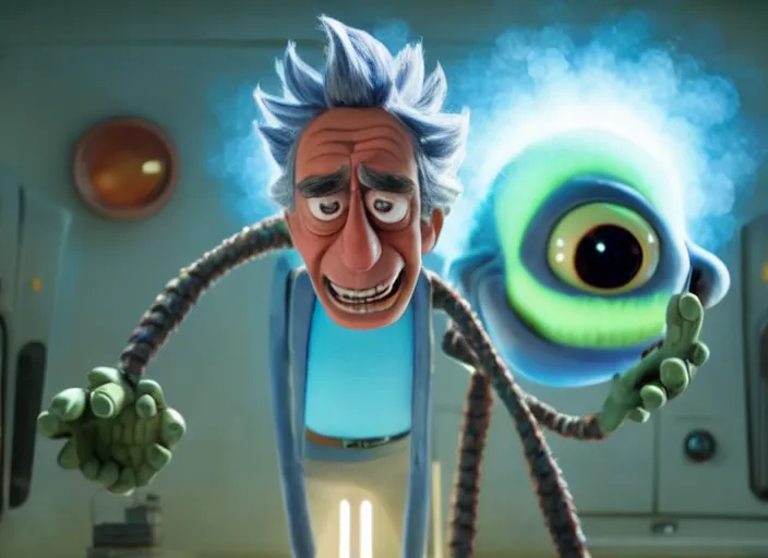 Image similar to film still of rick sanchez in the new pixar scifi movie 4 k,,,,,,,,,,,,,,,,,,,,,,,,,,,,,,,,,,,,,,,,,,,,,,,, aliens