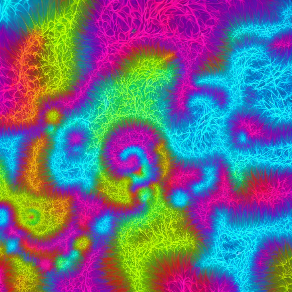 Image similar to impossible colorful 3 d fractal, octane render