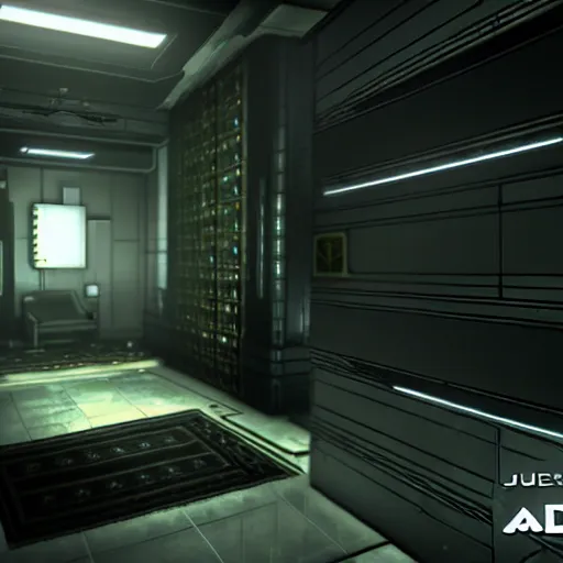 Image similar to Adam Jensen's appartment from the Game