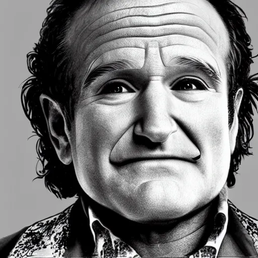 Prompt: Robin Williams as The Joker 8k hdr