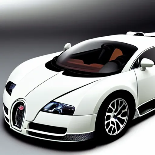 Prompt: “Bugatti Veyron if it were made in 1984”