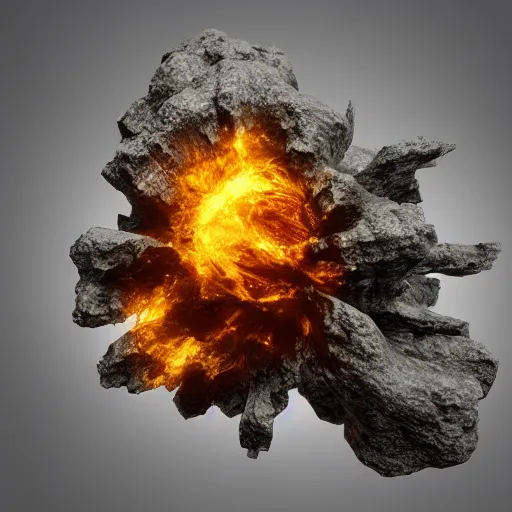 Prompt: hyper-detailed 3d render, a supernova made of both glass and fire, unreal engine 5,