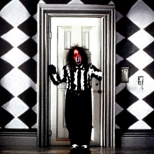 Image similar to Beetlejuice , film still from the movie The Shining