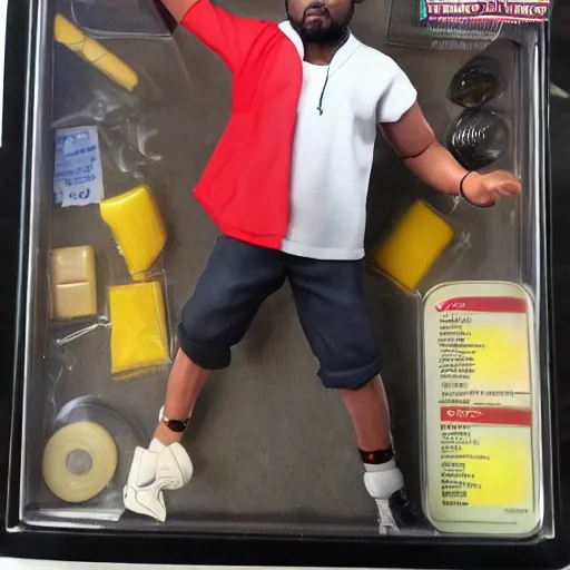 Image similar to schoolboy q, as an action figure, ebay photo