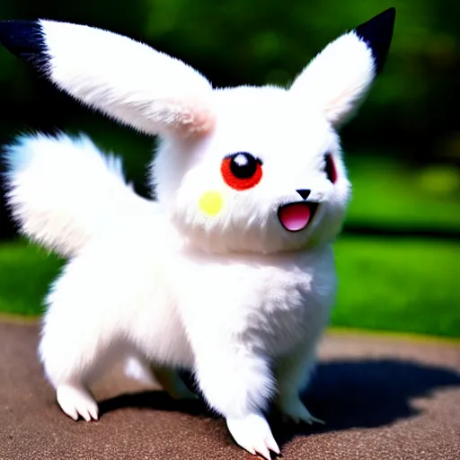 Image similar to real life Pokemon, cute!!!, fluffy!!!, ultra realistic!!!, golden hour, ultra detailed, sharp focus