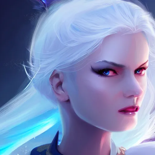 Image similar to Queen of Ice and storm, digital painting, artstation, concept art, smooth, sharp focus, illustration, outlined art, soft light, cinematic,