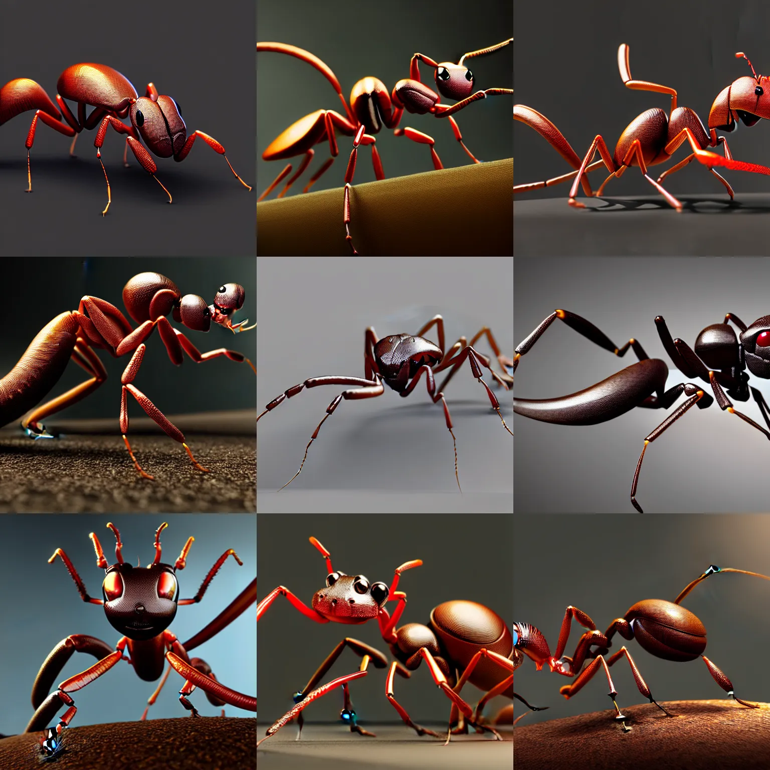 Prompt: monstrous ant, render and lighting by weta digital