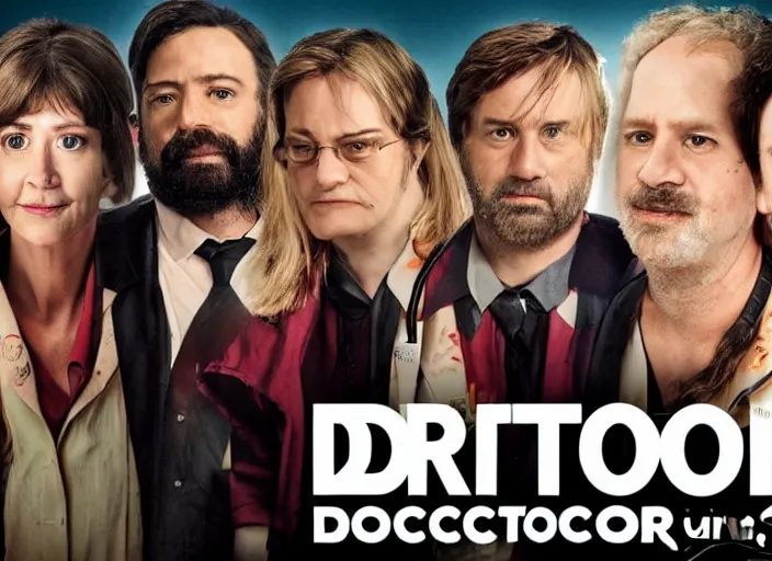 Prompt: title card for a drongo netflix doctor show called doctor drongo, tv show poster