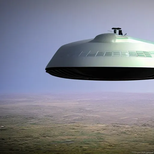 Image similar to Photo realistic UFO