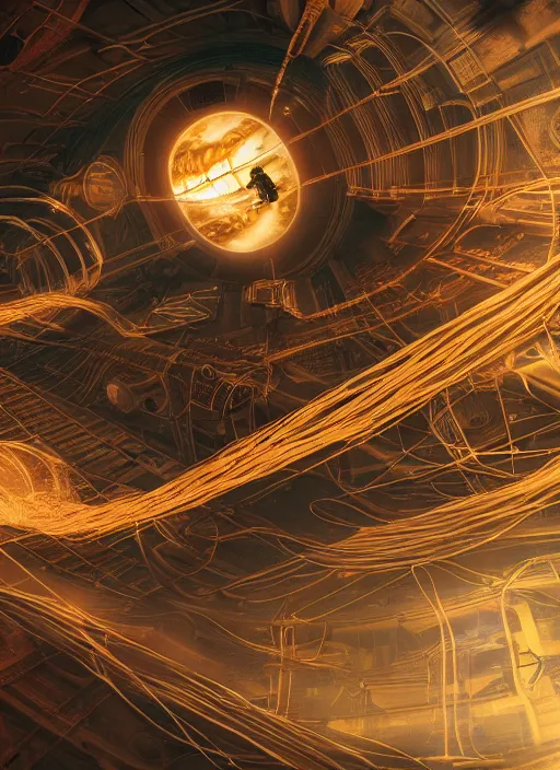 Prompt: cinematic shot epic floating spaghetti, hyper realistic, mood lighting, fantasy, detailed space station, highly detailed, super realistic, perfect lighting pixel sorting, style sheet