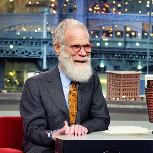 Image similar to david letterman drawn by robert crumb