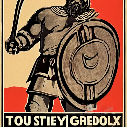 Prompt: a viking propaganda poster, high definition, 1080p