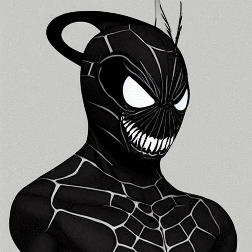 Image similar to a trill symbiote with a funny little hat