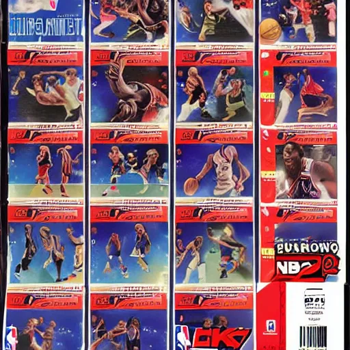 Image similar to nba 2 k for the super nintendo entertainment system