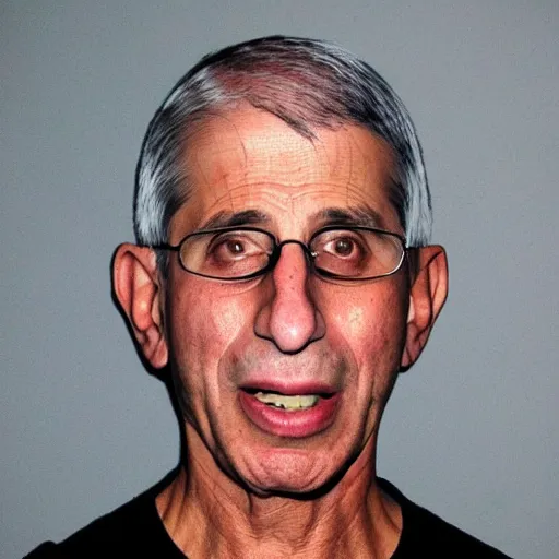 Image similar to Anthony Fauci possessed by the Devil
