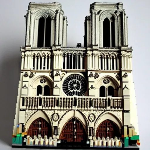 notre dame made of lego | Stable Diffusion