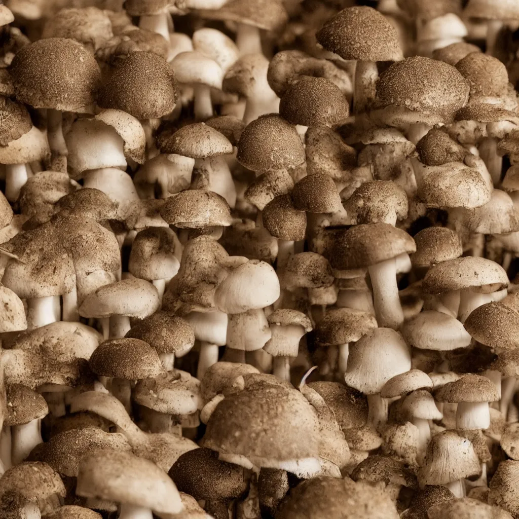 Prompt: mushroom organic texture