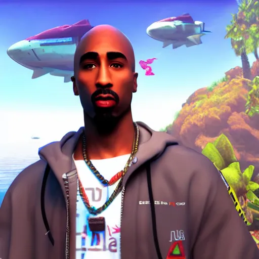 Image similar to Tupac in Subnautica