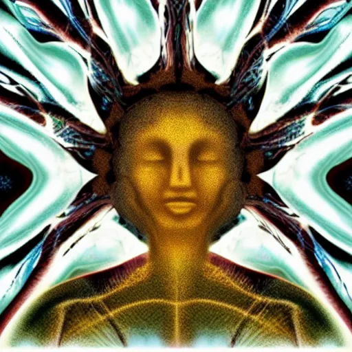 Prompt: consciousness becoming aware of itself as the formless ground of existence transcending the mundane meditation