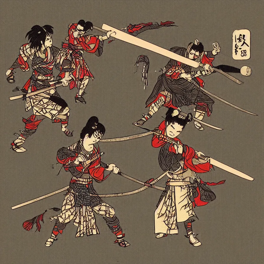 Image similar to “16-bit samurai cat katana duel”