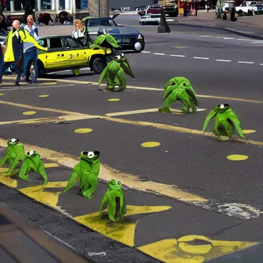 Image similar to frogger in real life