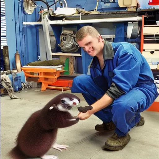 Image similar to a ferret mechanic