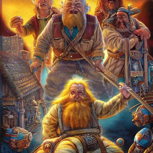 Prompt: “dwarves back to the future, cinematic poster by Mark Brooks, Donato Giancola, Victor Nizovtsev, Scarlett Hooft, Graafland, Chris Moore”