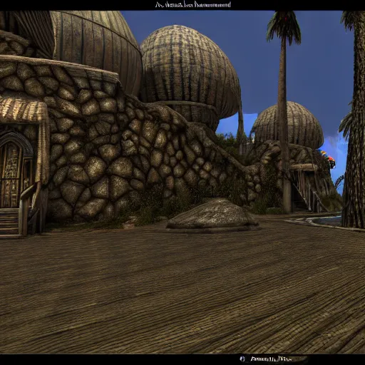 Prompt: vacation photos from morrowind. hyperrealism by ansel adams 8 k resolution texture graphics mods 1 2 0 fps interior of megacity