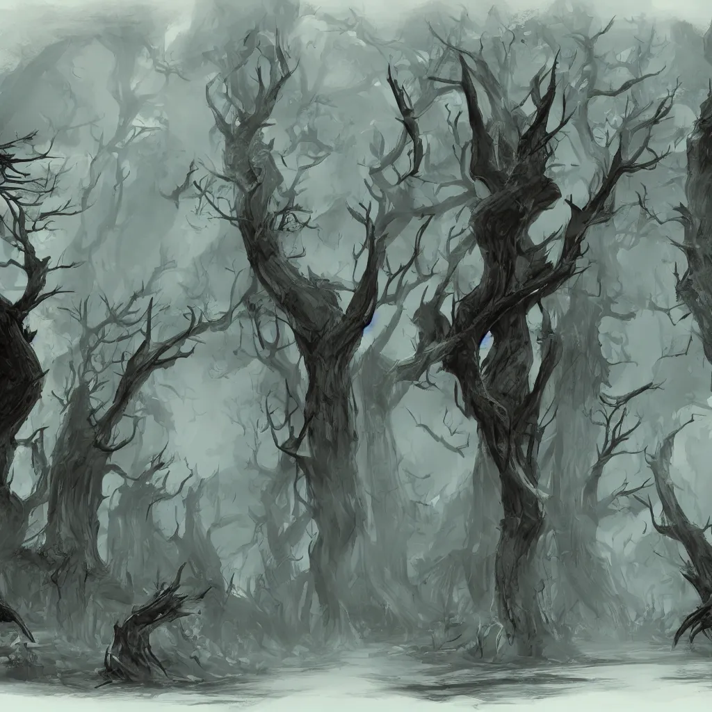 Image similar to Darkwood concept art