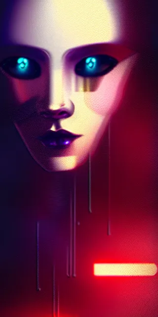 Image similar to blade runner by charlie bowater and anna dittmann and artgerm and clemens ascher, intricate, elegant, beige and black and pink and red and blue mist, highly detailed, dramatic lighting, sharp focus, octane render, trending on artstation, artstationhd, artstationhq, unreal engine, 4 k, 8 k