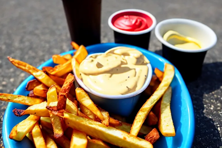 Prompt: best fries, best mayonnaise, best weather