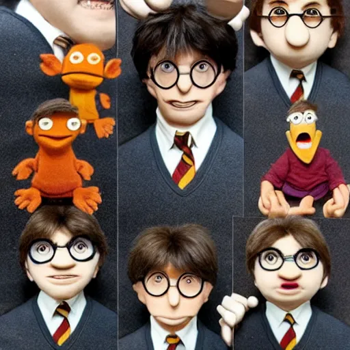 Prompt: harry potter as a muppet