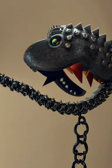 Image similar to very very intricate photorealistic photo of a chain chomp in an episode of game of thrones, photo is in focus with detailed atmospheric lighting, award - winning details