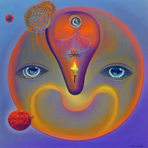 Image similar to the aquarius mind, surrealism, oil on canvas, masterpiece, award - winning