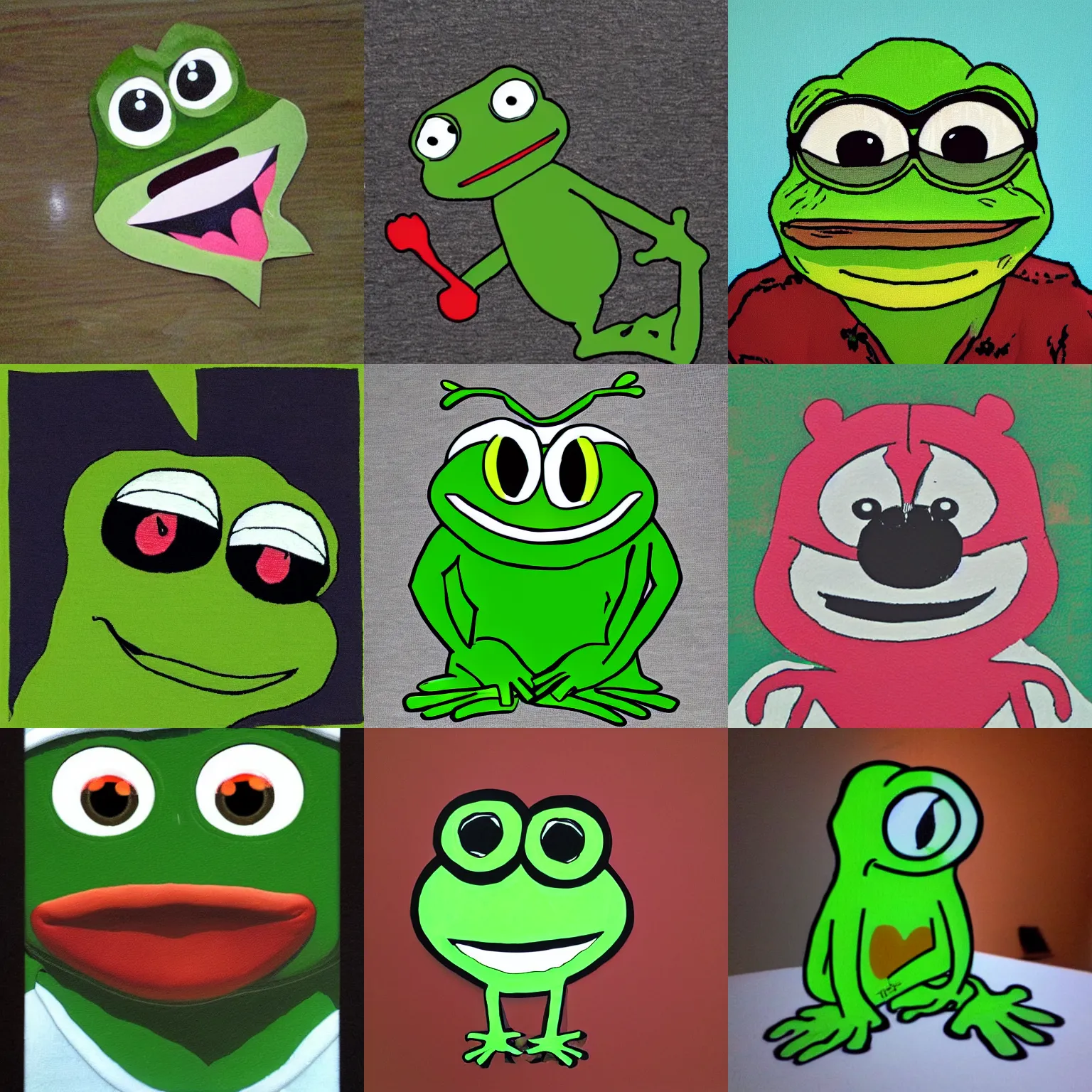 Image similar to pepe the frog