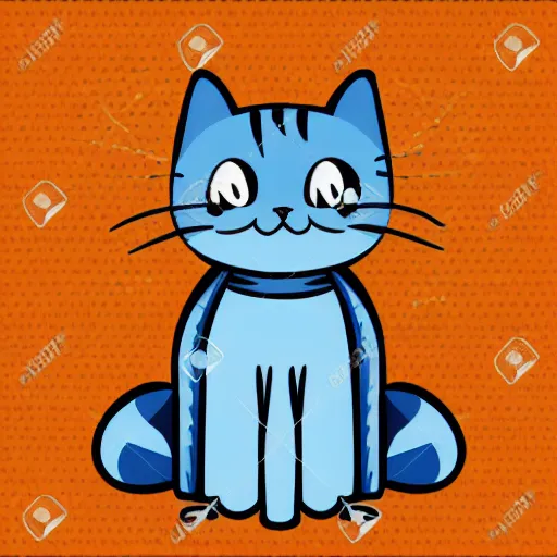 Image similar to Cartoon cat. in simple cute style, isolated vector illustration. 1174824467