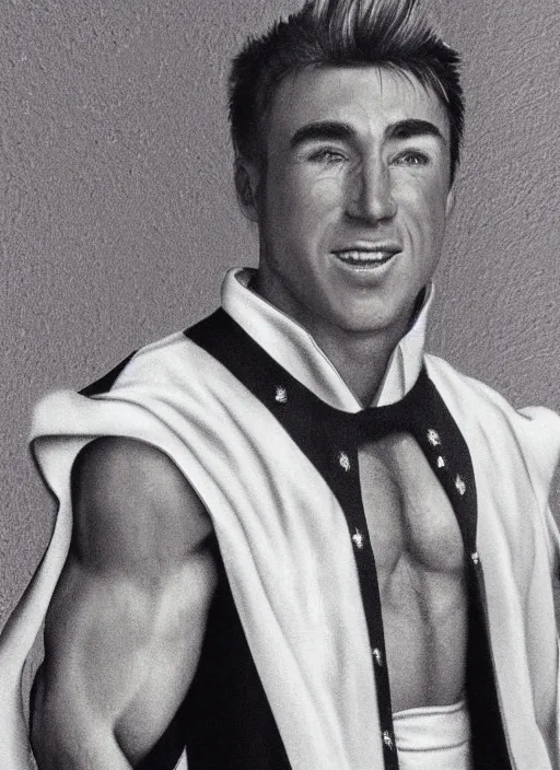 Image similar to billy herrington priest, 4 k, real life photo, photorealistic, high details, detailed face, priest uniform