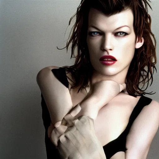 Image similar to milla jovovich by yoshii, chie,