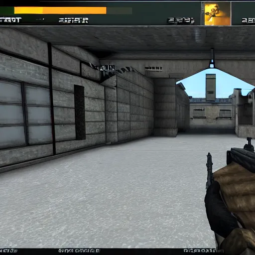Prompt: screenshot of counter-strike 1.6
