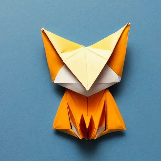 Image similar to origami fox