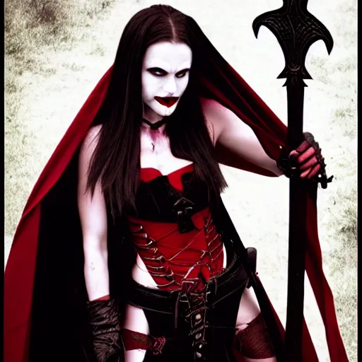 Image similar to photo of vampire warrior queen