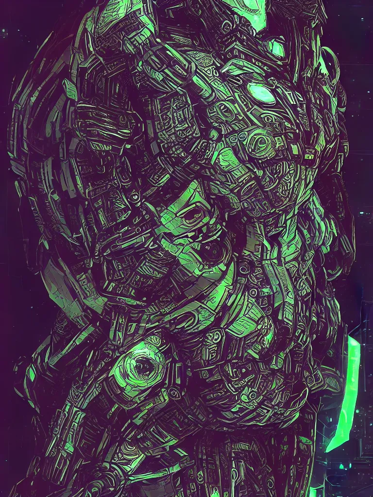 Image similar to Galactic Proxy, glitchy, glitch art, Chromatic aberration, intricate ornate concept art, machines clockwork, intricate details, thin lines, nobody feels time