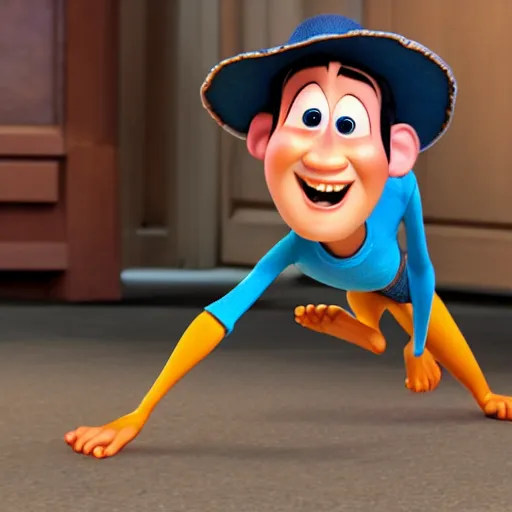 Image similar to new pixar disney dreamworks warner bros character, highly detailed, extremely high quality, hd, 4 k, 8 k, professional photographer, 4 0 mp, lifelike, top - rated, award winning, cinematic, realistic, detailed lighting, detailed shadows, sharp, no blur, edited, corrected, trending