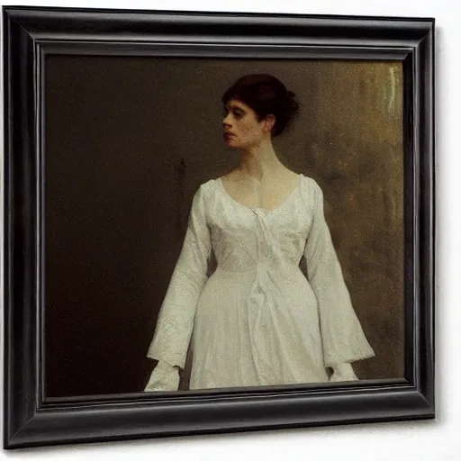 Image similar to ghost by alfred stevens